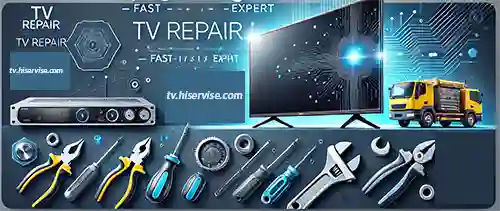 بنر خدمات تعمیر تلویزیون